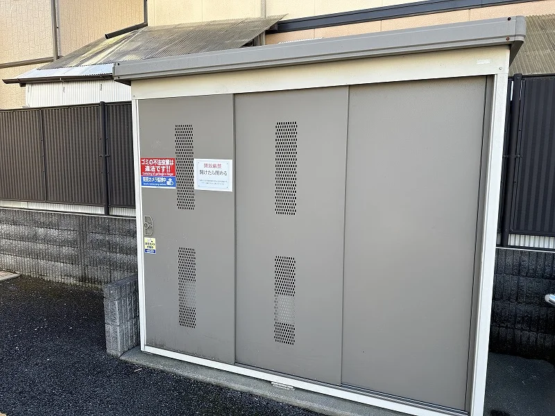 入居者様専用ゴミ庫となります