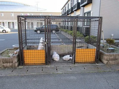 入居者様専用ゴミ庫です。