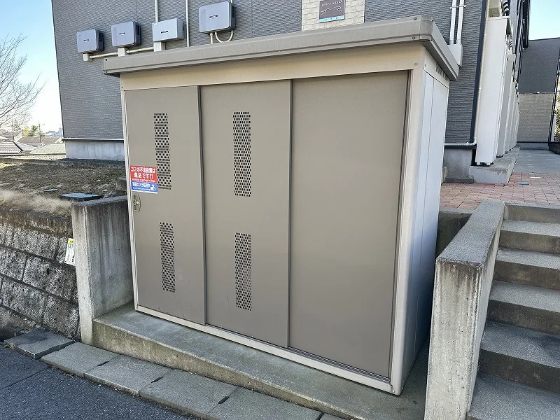 入居者様専用ゴミ庫となります