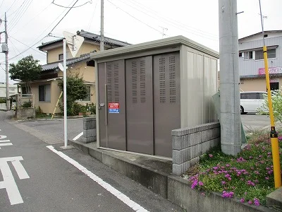 入居者様専用ゴミ庫です。