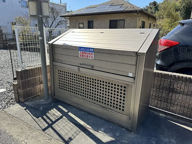 入居者様専用ゴミ庫となります