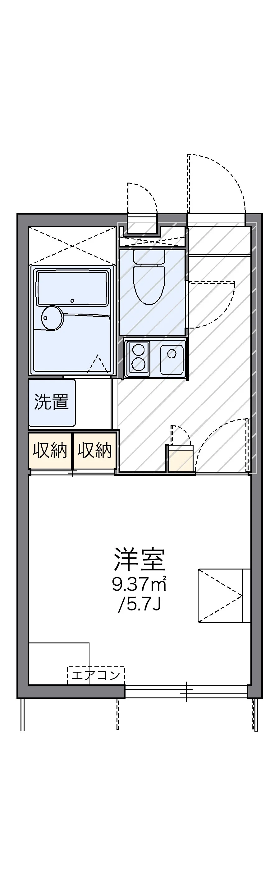 代表的な間取のため実際の間取とは異なる場合があります
