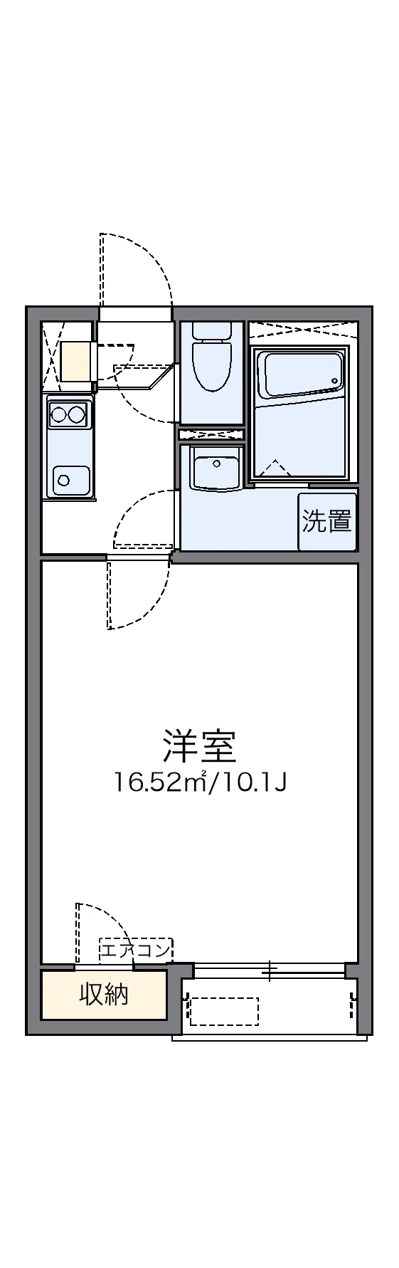 代表的な間取のため実際の間取とは異なる場合があります