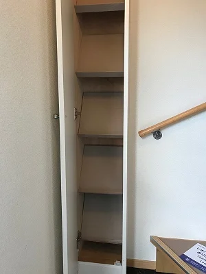 シューズボックスも付いて玄関もすっきりです。