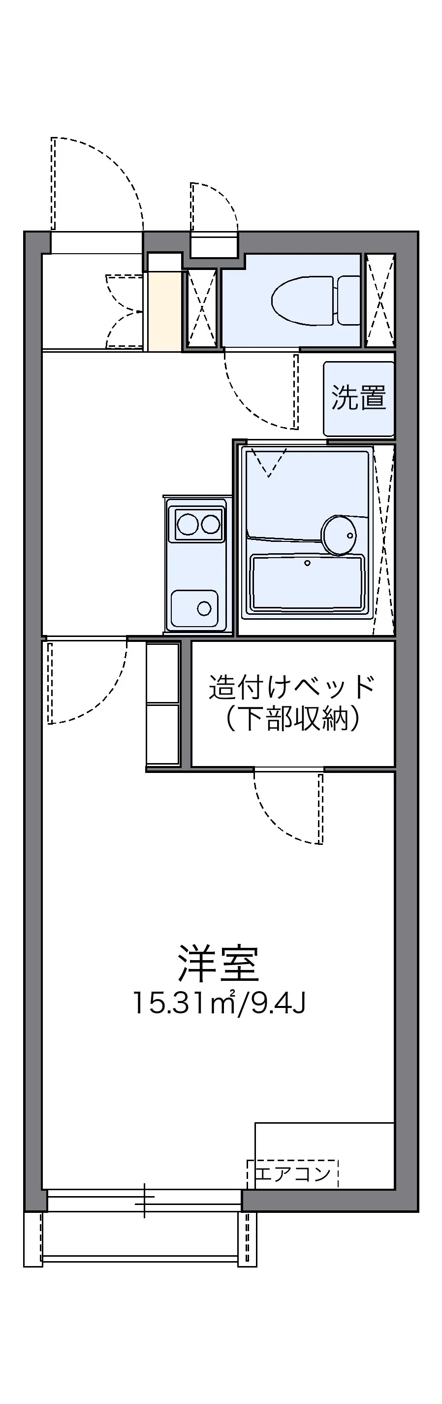 代表的な間取のため実際の間取とは異なる場合があります