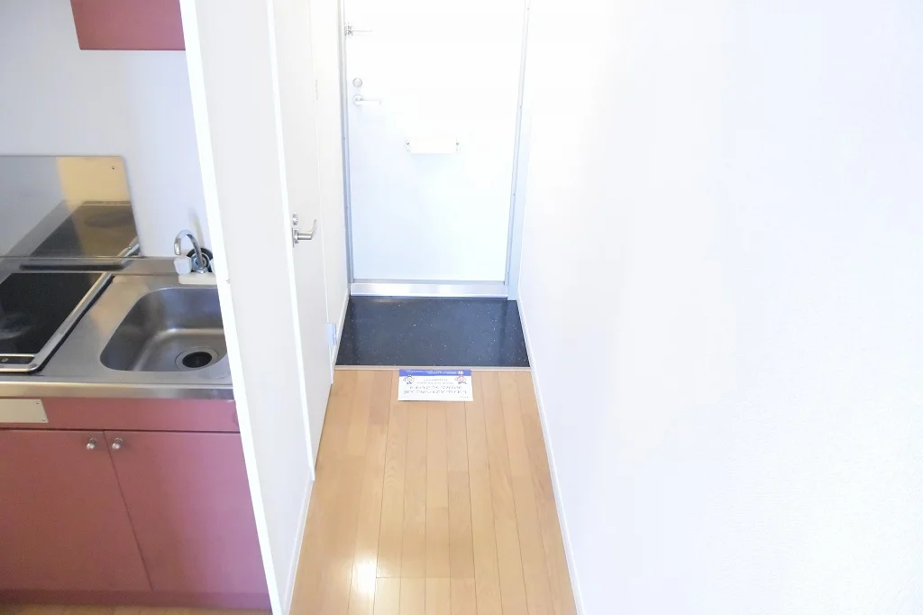 明るい玄関です。