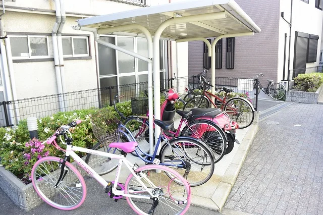 駐輪場です。