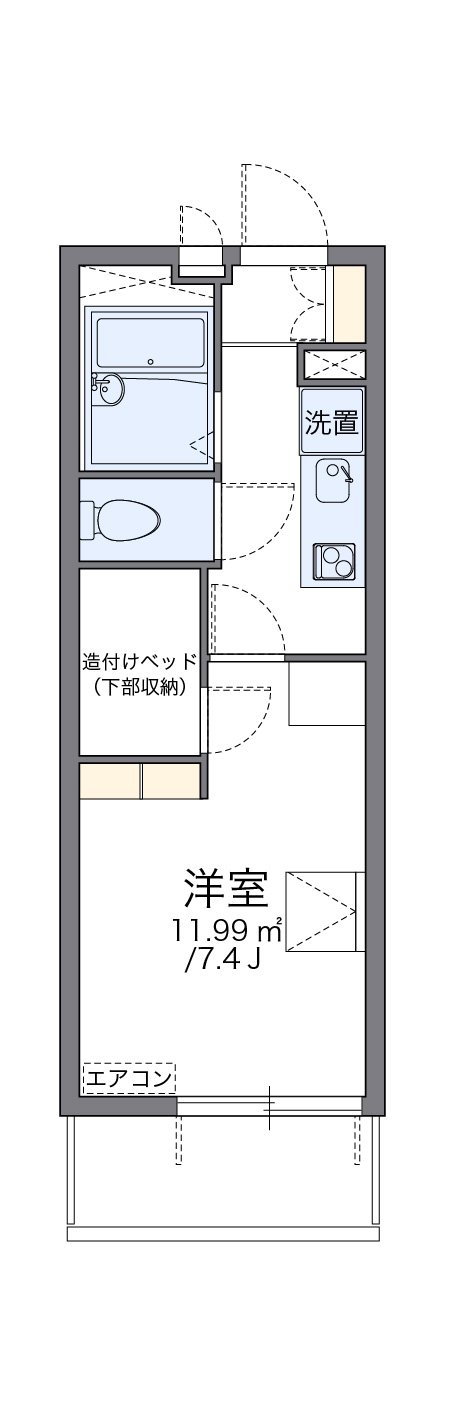代表的な間取のため実際の間取とは異なる場合があります