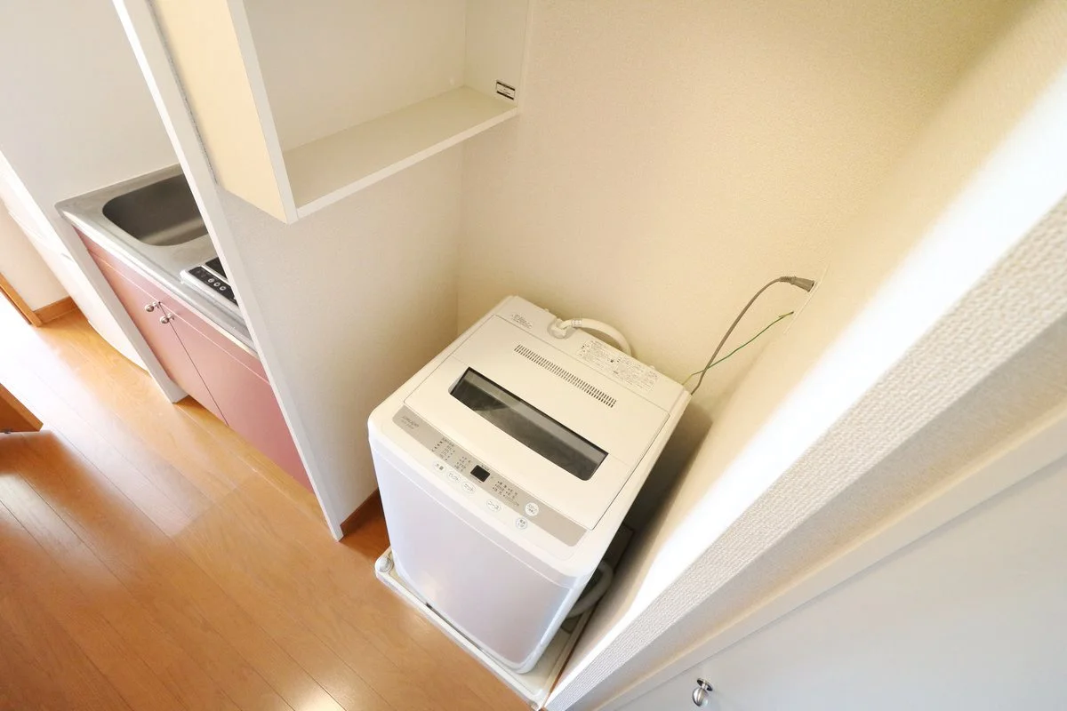 洗濯機完備によりお手軽に引越しが可能！