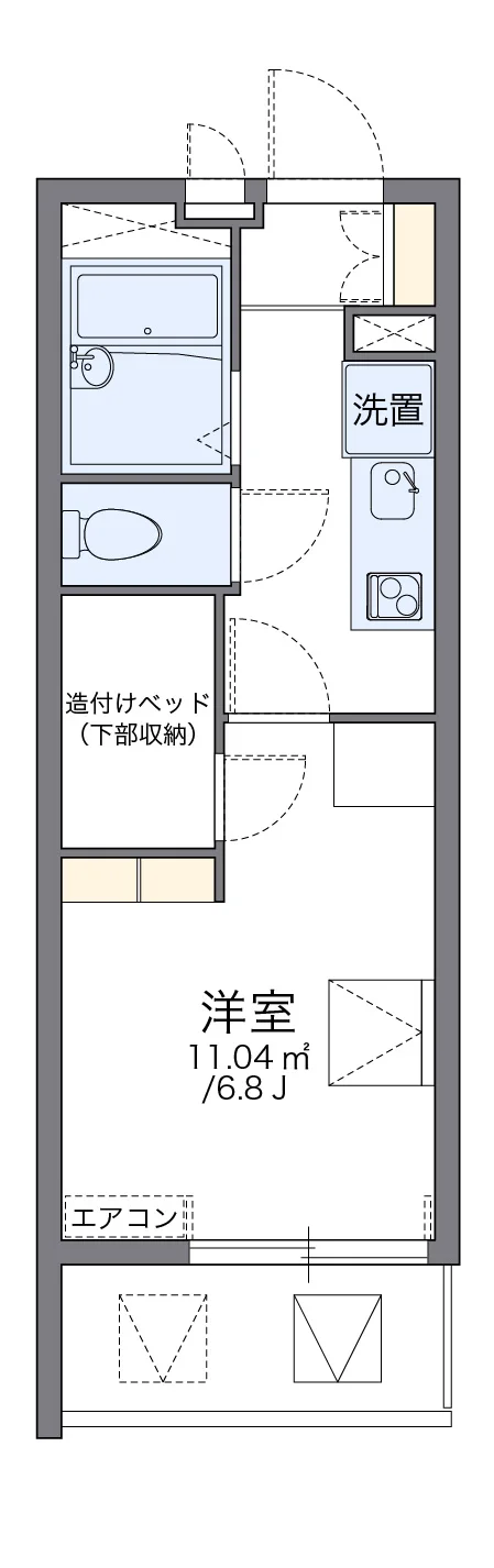 代表的な間取のため実際の間取とは異なる場合があります