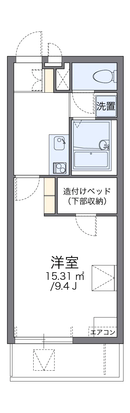 代表的な間取のため実際の間取とは異なる場合があります
