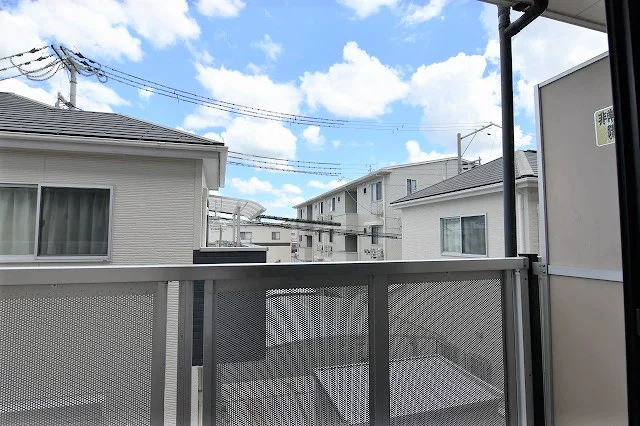 202号室　ベランダより