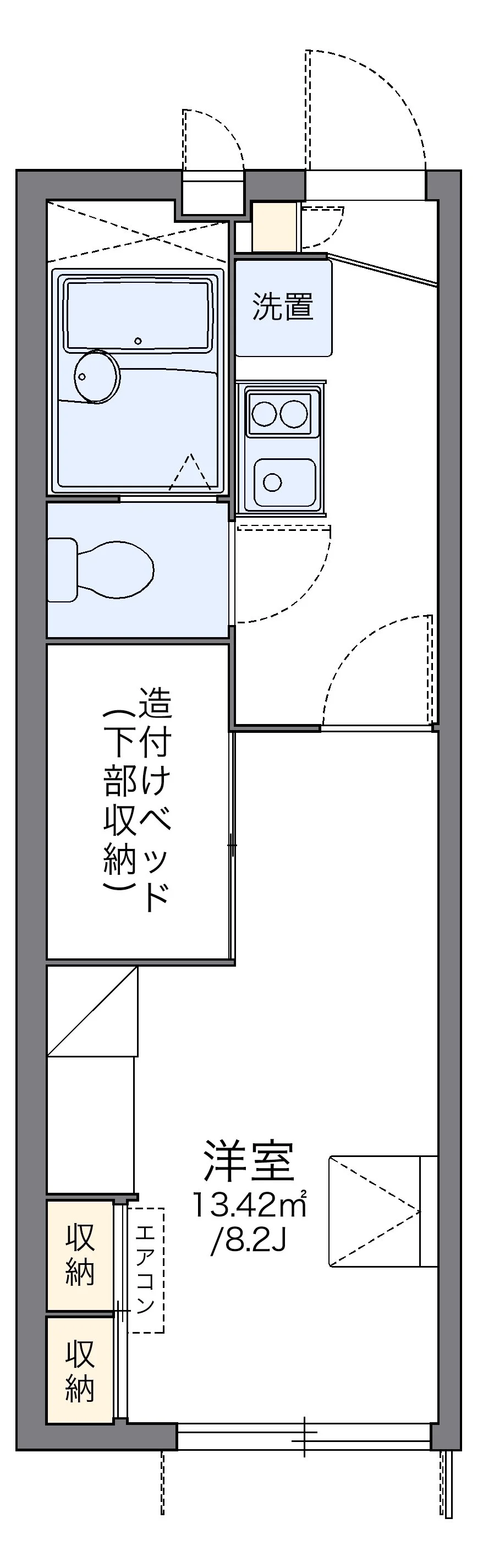 代表的な間取のため実際の間取とは異なる場合があります
