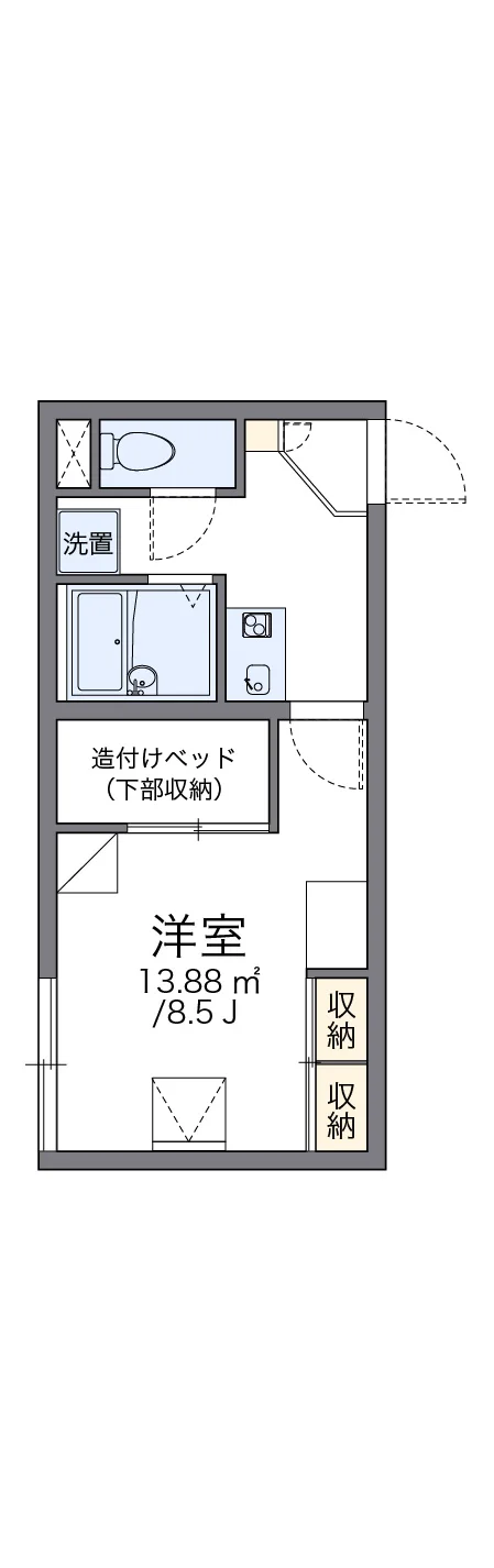 代表的な間取のため実際の間取とは異なる場合があります