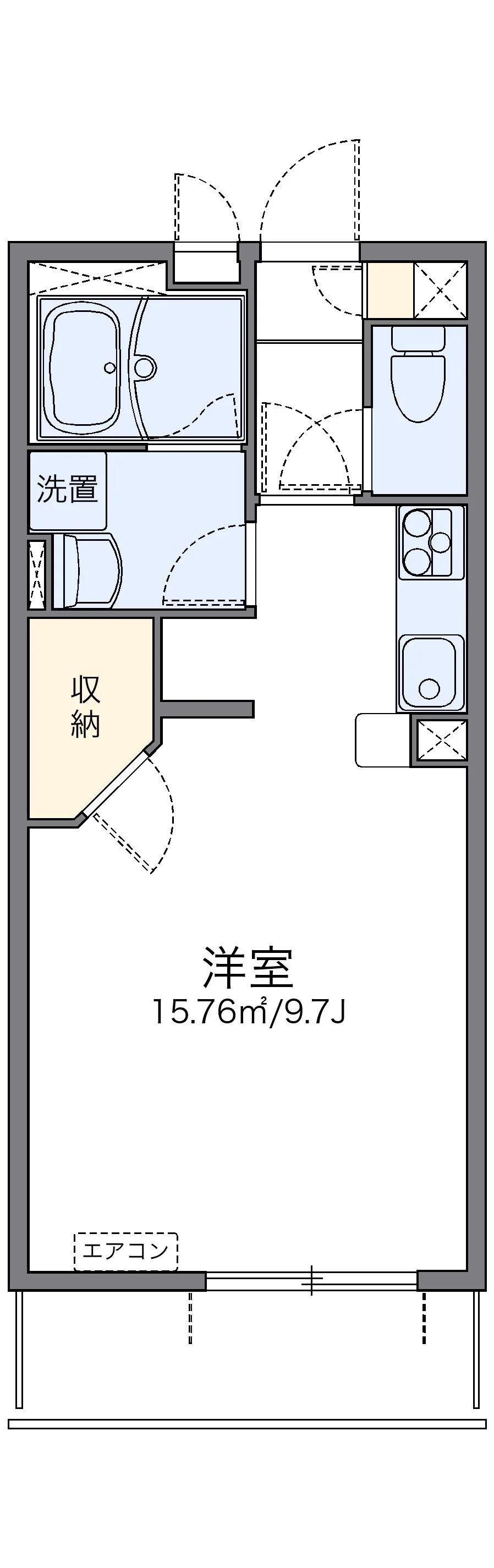 代表的な間取のため実際の間取とは異なる場合があります