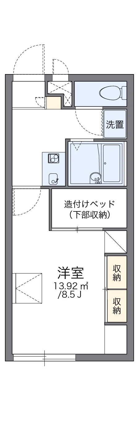 代表的な間取のため実際の間取とは異なる場合があります