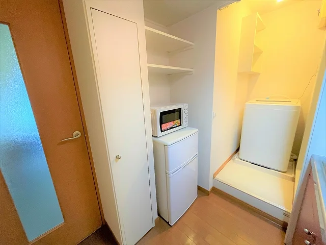洗濯機　冷蔵庫　電子レンジ設置済