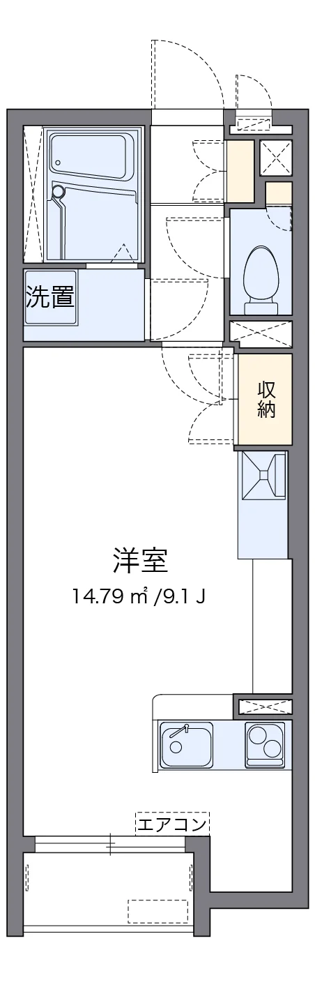 代表的な間取のため実際の間取とは異なる場合があります