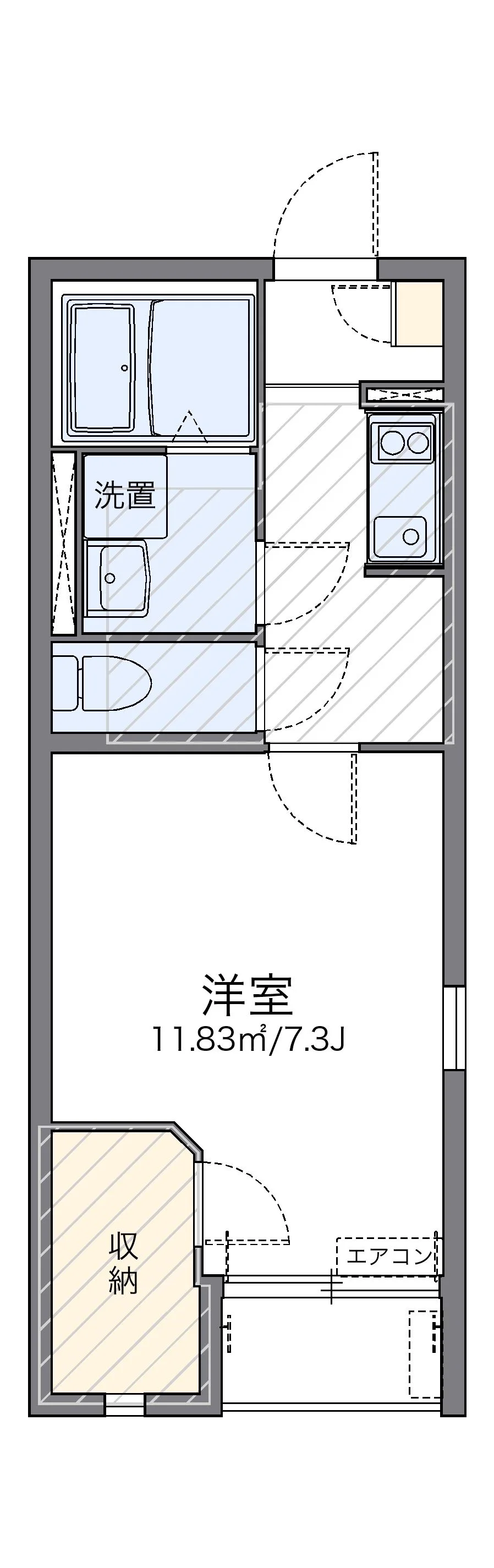 代表的な間取のため実際の間取とは異なる場合があります