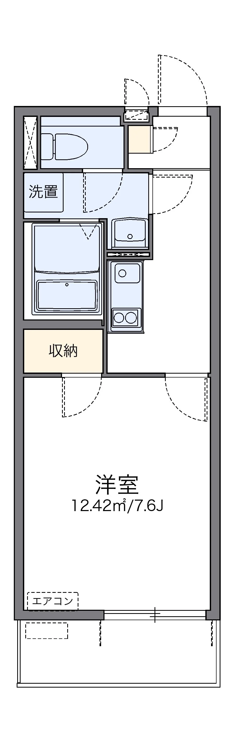 代表的な間取のため実際の間取とは異なる場合があります