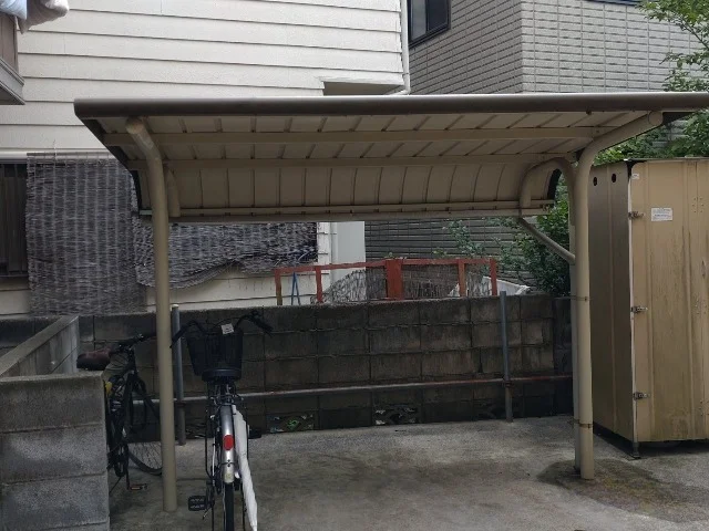 駐輪場　原付＆自転車のみ駐輪可能