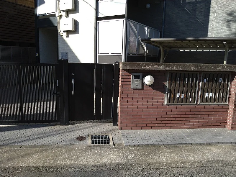 オートロックゲート設置