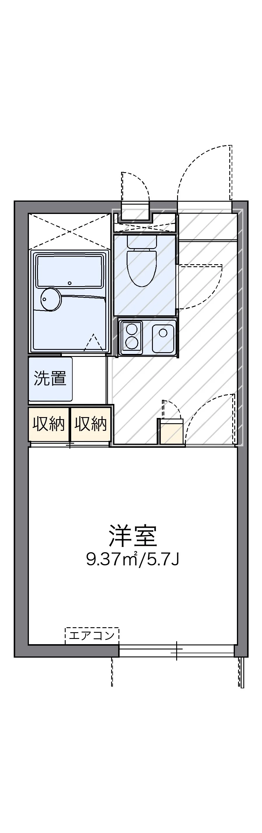 代表的な間取のため実際の間取とは異なる場合があります