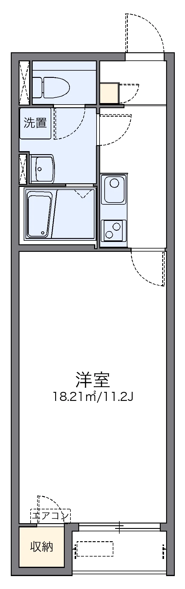 代表的な間取のため実際の間取とは異なる場合があります