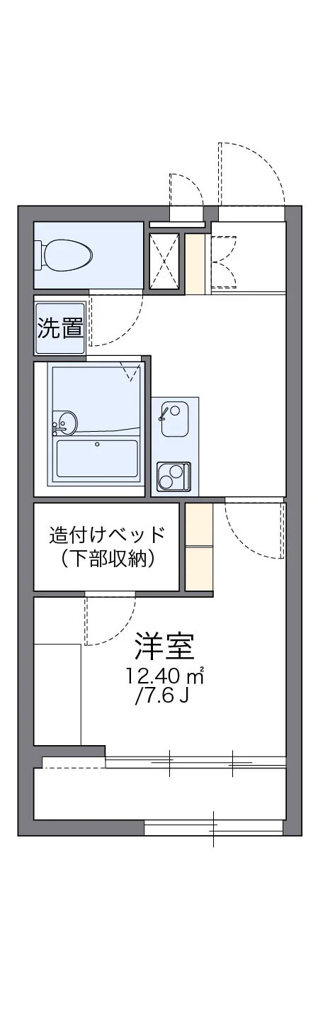 代表的な間取のため実際の間取とは異なる場合があります