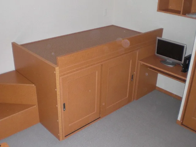 1階はフローリング、2階はじゅうたんです。