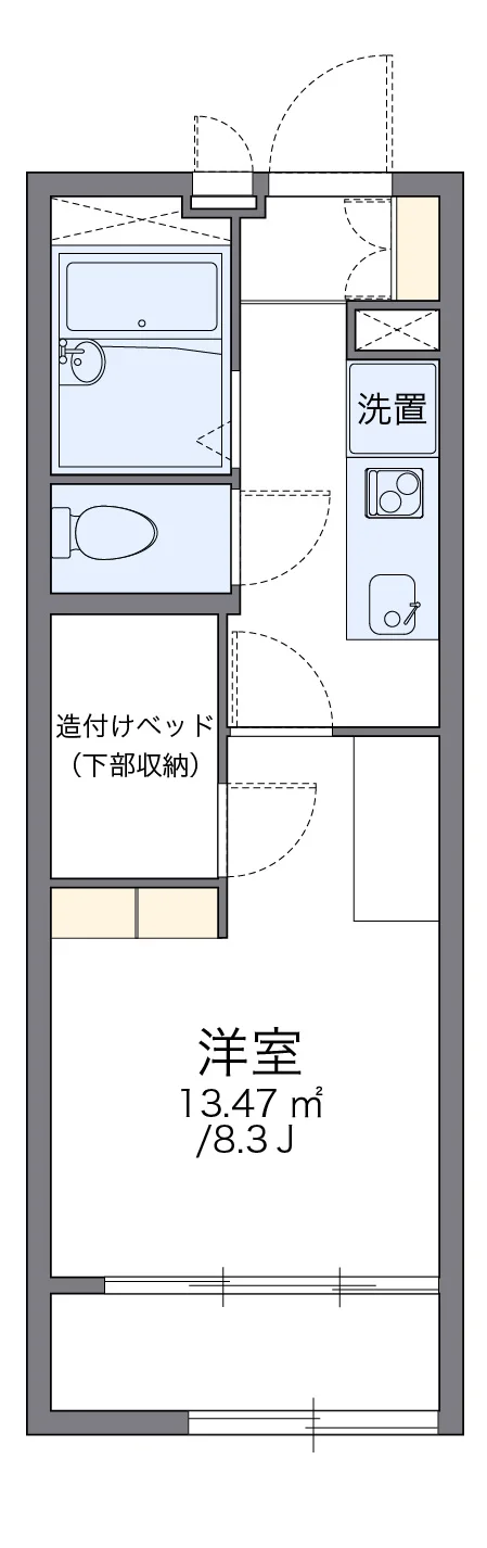 代表的な間取のため実際の間取とは異なる場合があります