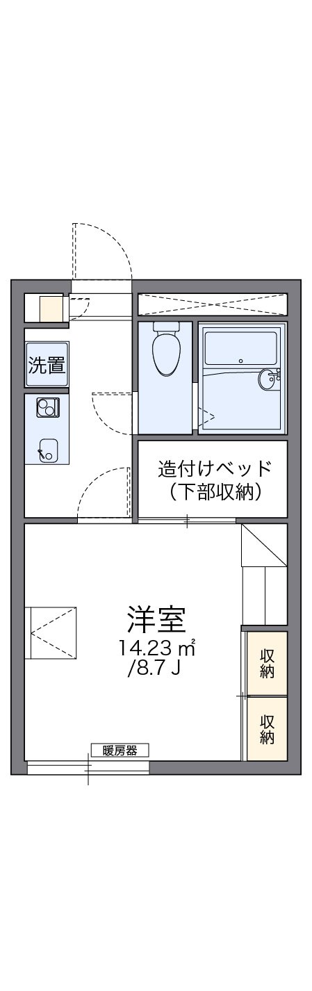 代表的な間取のため実際の間取とは異なる場合があります