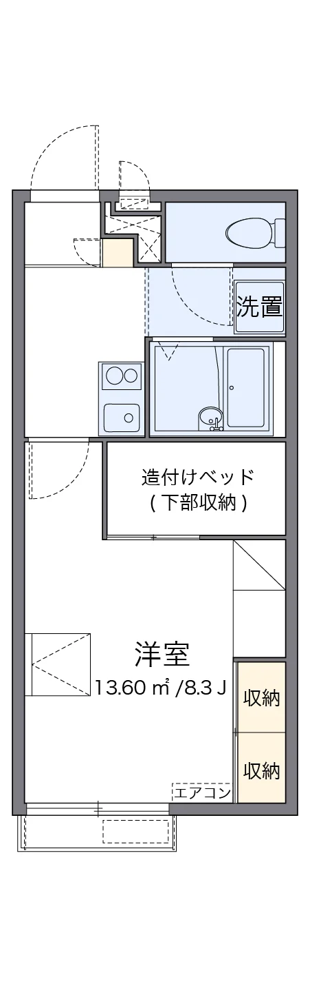 代表的な間取のため実際の間取とは異なる場合があります