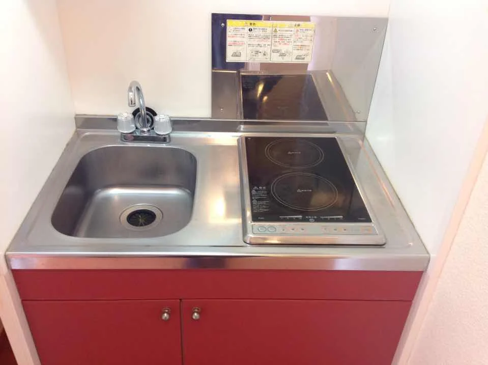 2口電気コンロ
