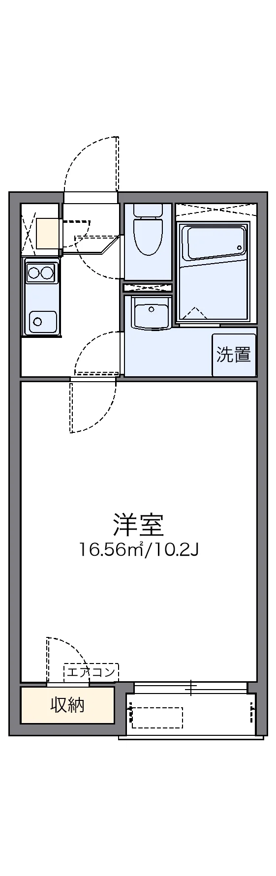 代表的な間取のため実際の間取とは異なる場合があります
