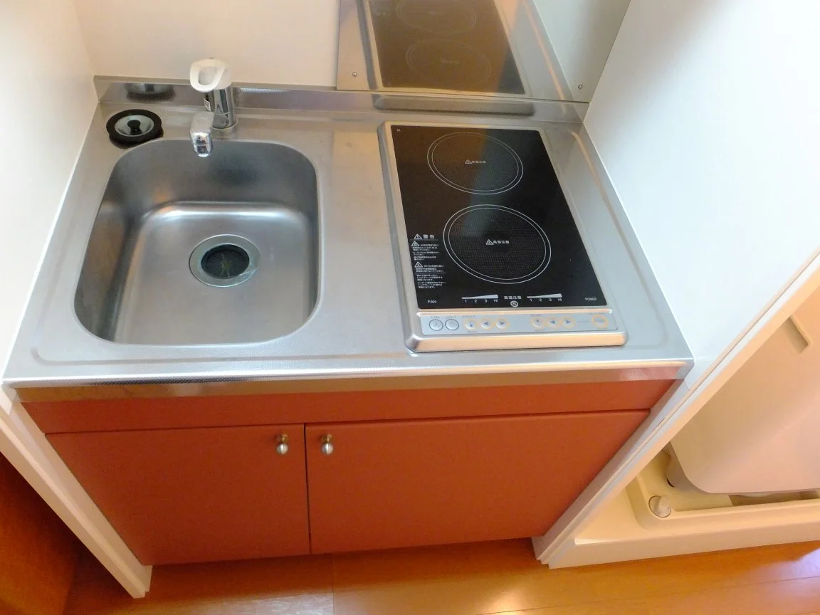 ２口電気コンロ