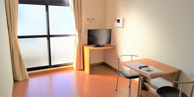 フローリング仕様で家具家電付