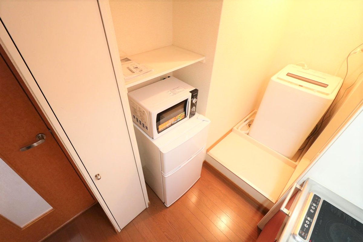 大型家具家電付きにより初めての一人暮らしの方も安心！