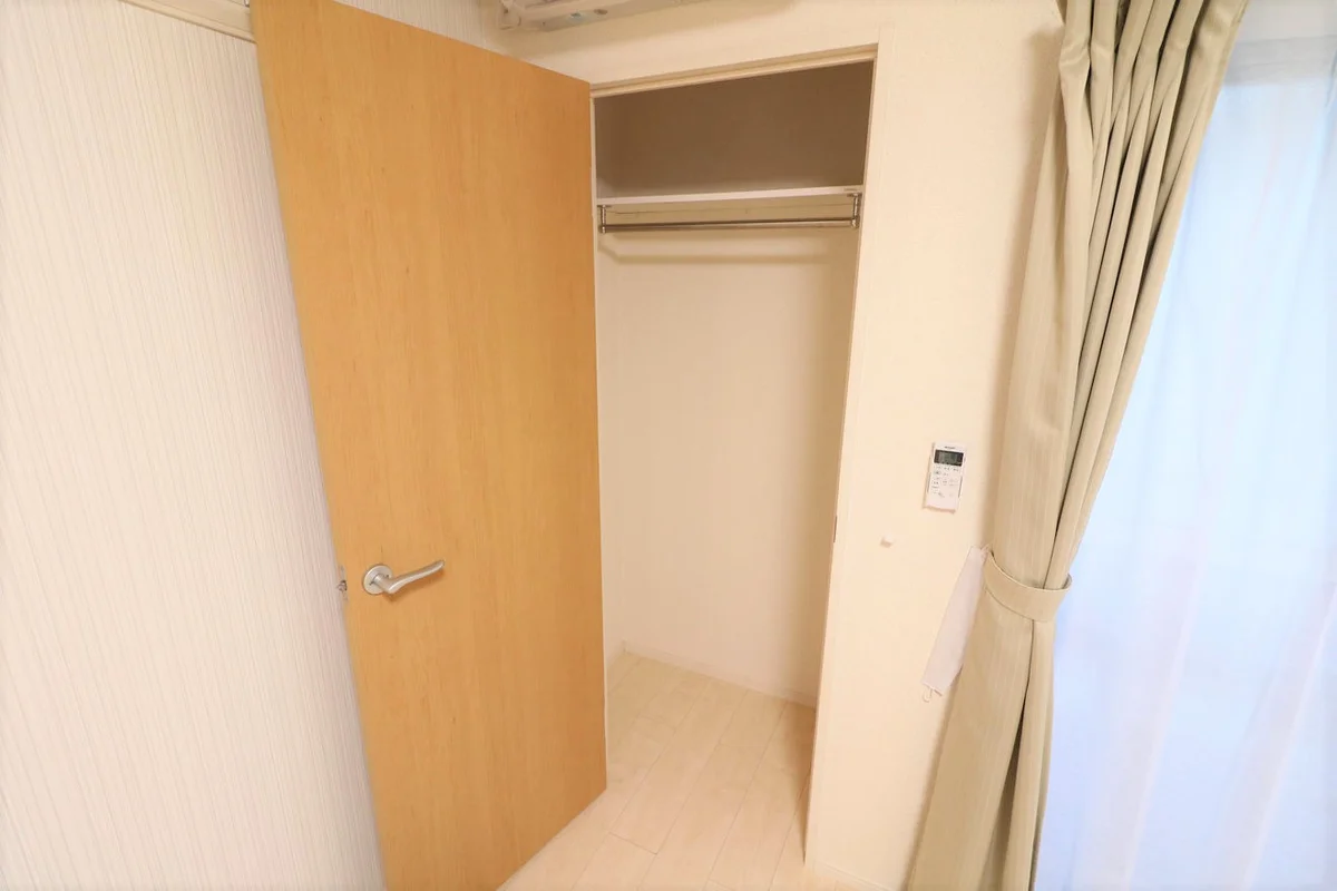 大切な衣類を収納出来るクローゼットを完備！