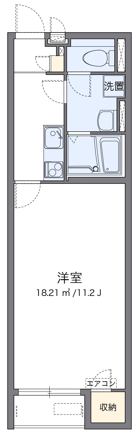 代表的な間取のため実際の間取とは異なる場合があります