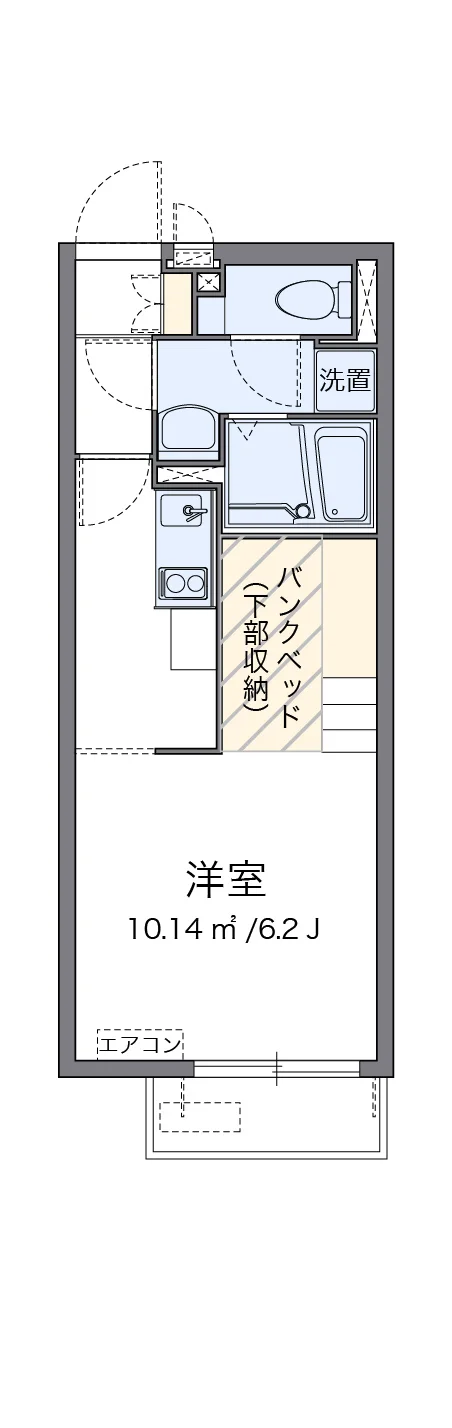 代表的な間取のため実際の間取とは異なる場合があります