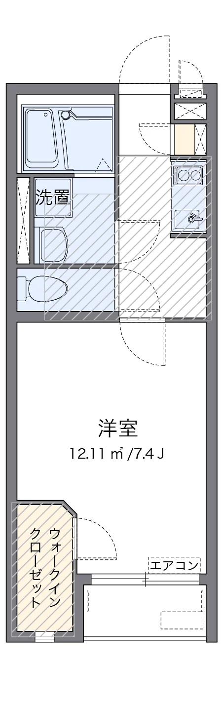 代表的な間取のため実際の間取とは異なる場合があります