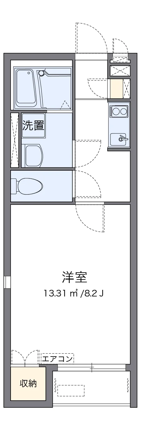 代表的な間取のため実際の間取とは異なる場合があります