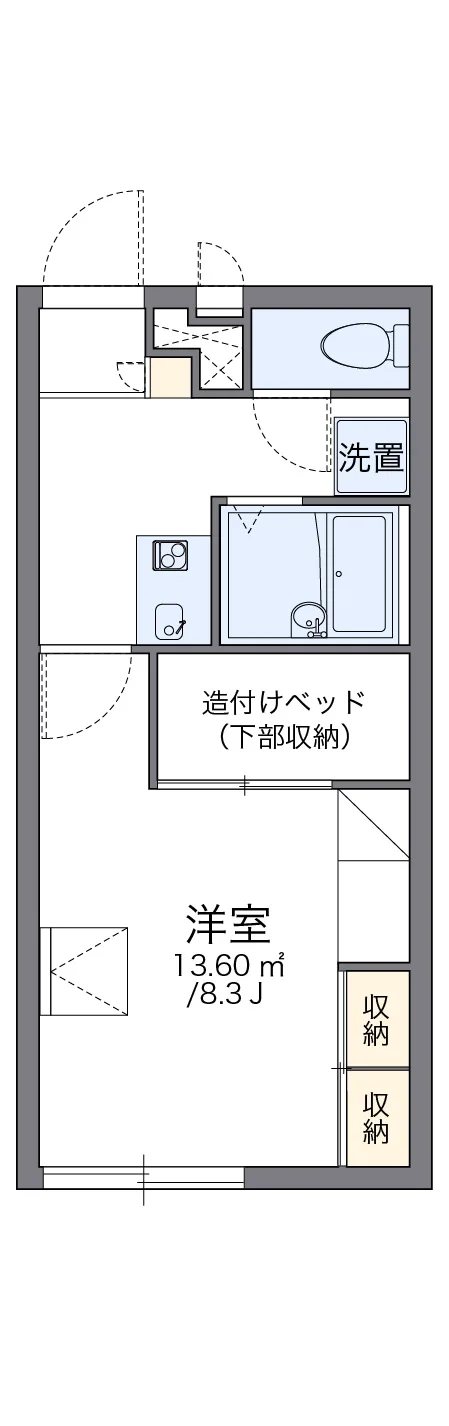 代表的な間取のため実際の間取とは異なる場合があります
