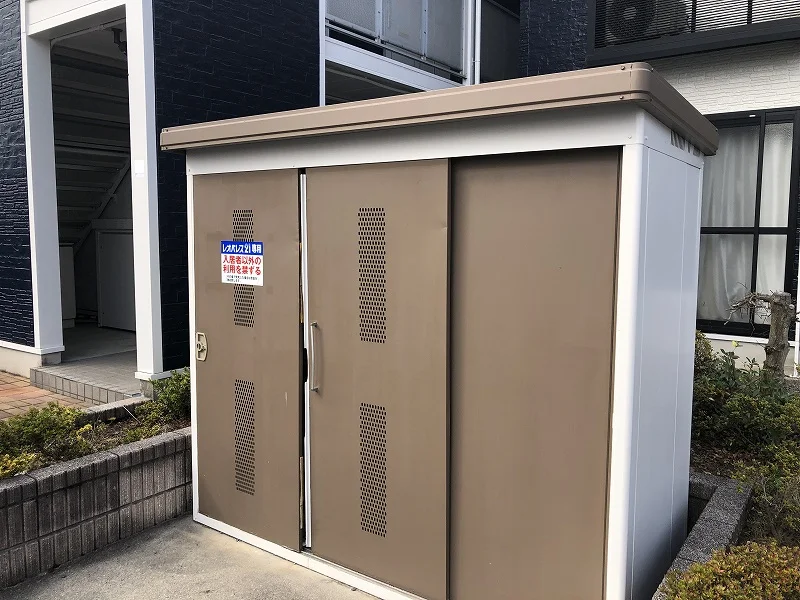 入居者様専用ゴミ庫となります