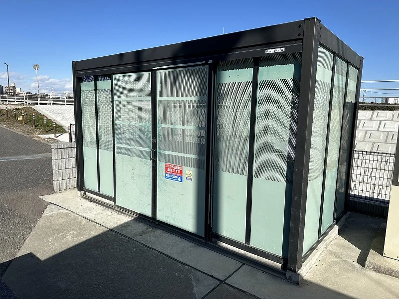 入居者様専用ゴミ庫となります