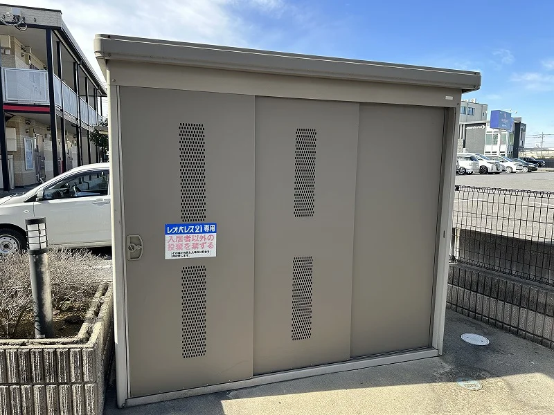 入居者様専用ゴミ庫となります