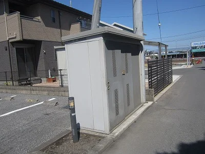 入居者様専用ゴミ庫です。