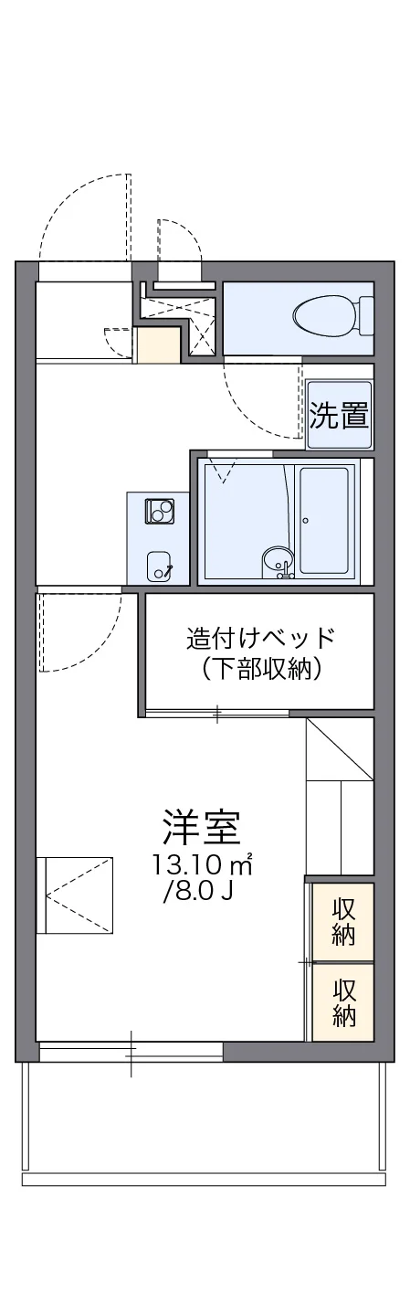 代表的な間取のため実際の間取とは異なる場合があります