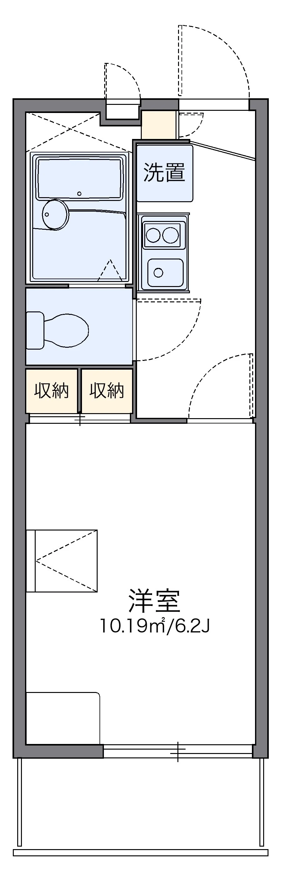 代表的な間取のため実際の間取とは異なる場合があります